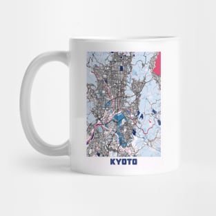 Kyoto - Japan MilkTea City Map Mug